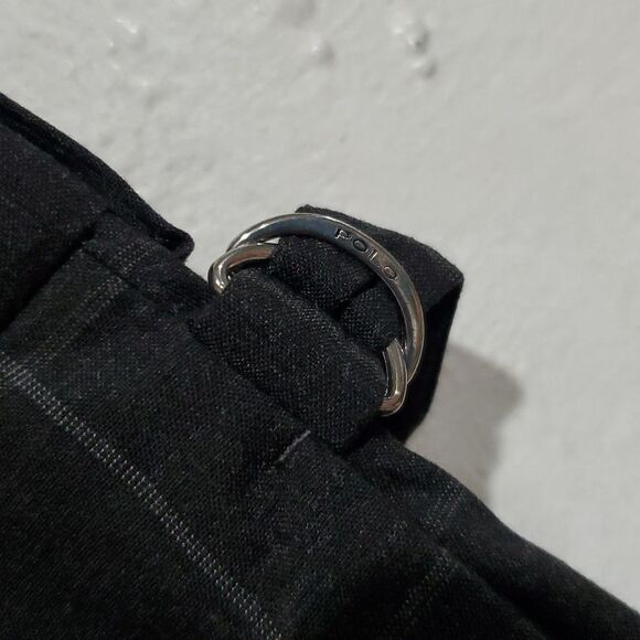 Vintage Polo Golf Buckle Back Pleated Pants with Windowpane Plaid Size 40x30 - Picture 5 of 15